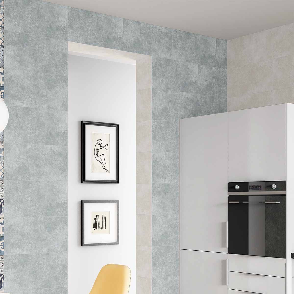 کاشی دالاس ساده آبی تیره پارس اسپان