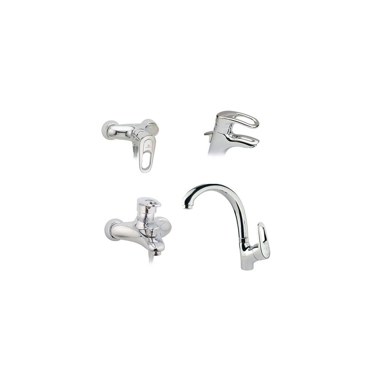 ست شیرآلات اردلان کروم قهرمان