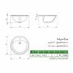 روشویی رو سنگی رگال چینی کرد