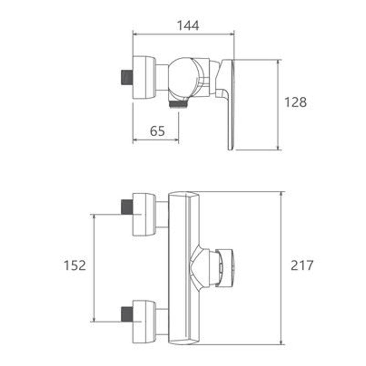 شیر توالت لیون شیری کروم شودر