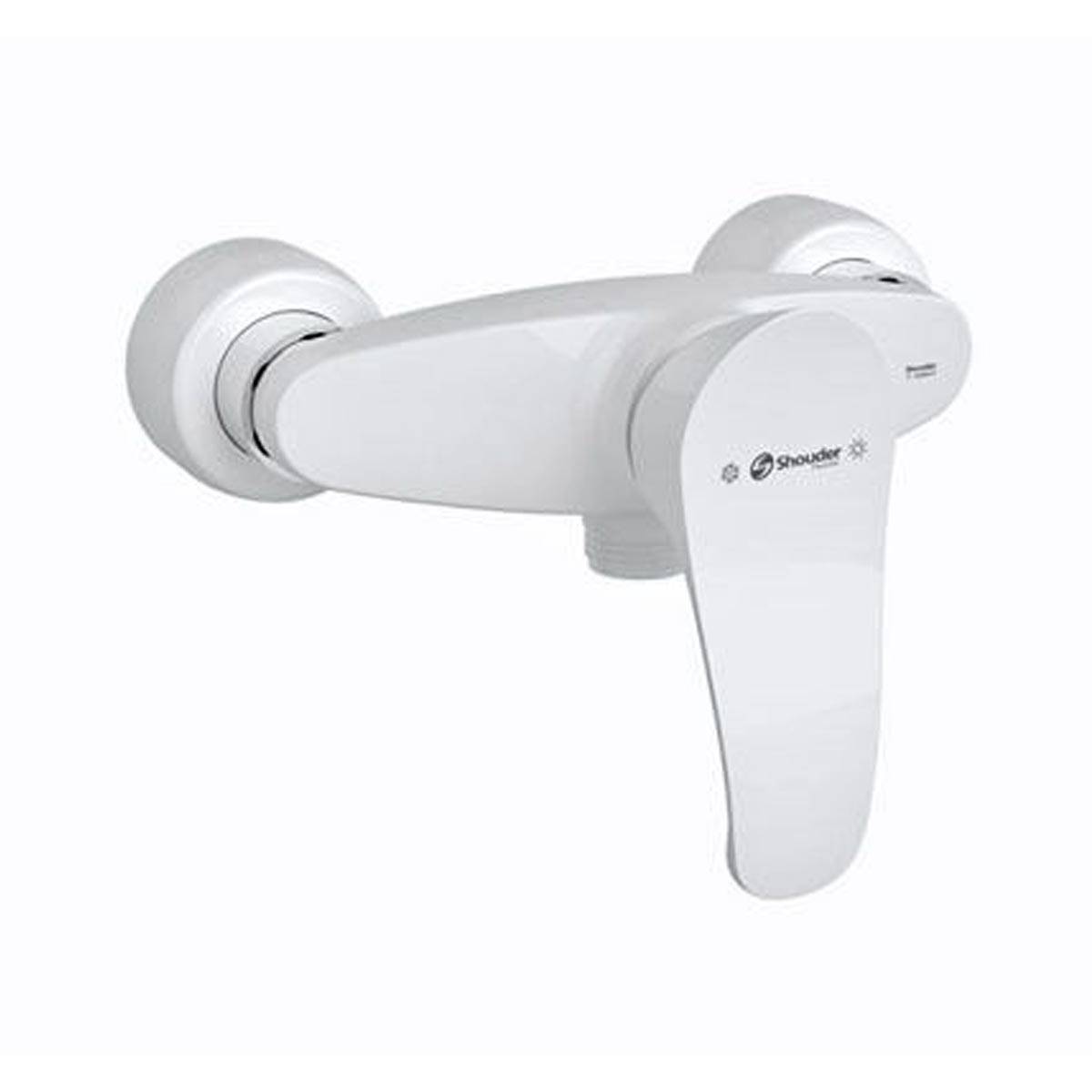 شیر توالت لرد سفید کروم شودر