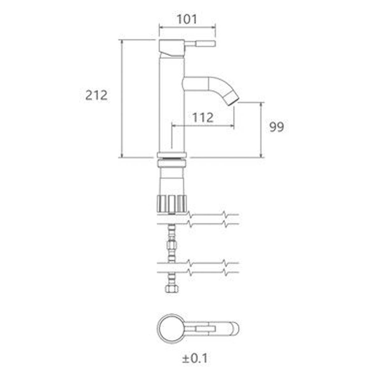 شیر روشویی مارینو کروم شودر