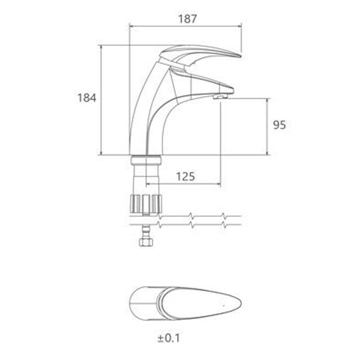 شیر روشویی سنیور شیری طلایی شودر
