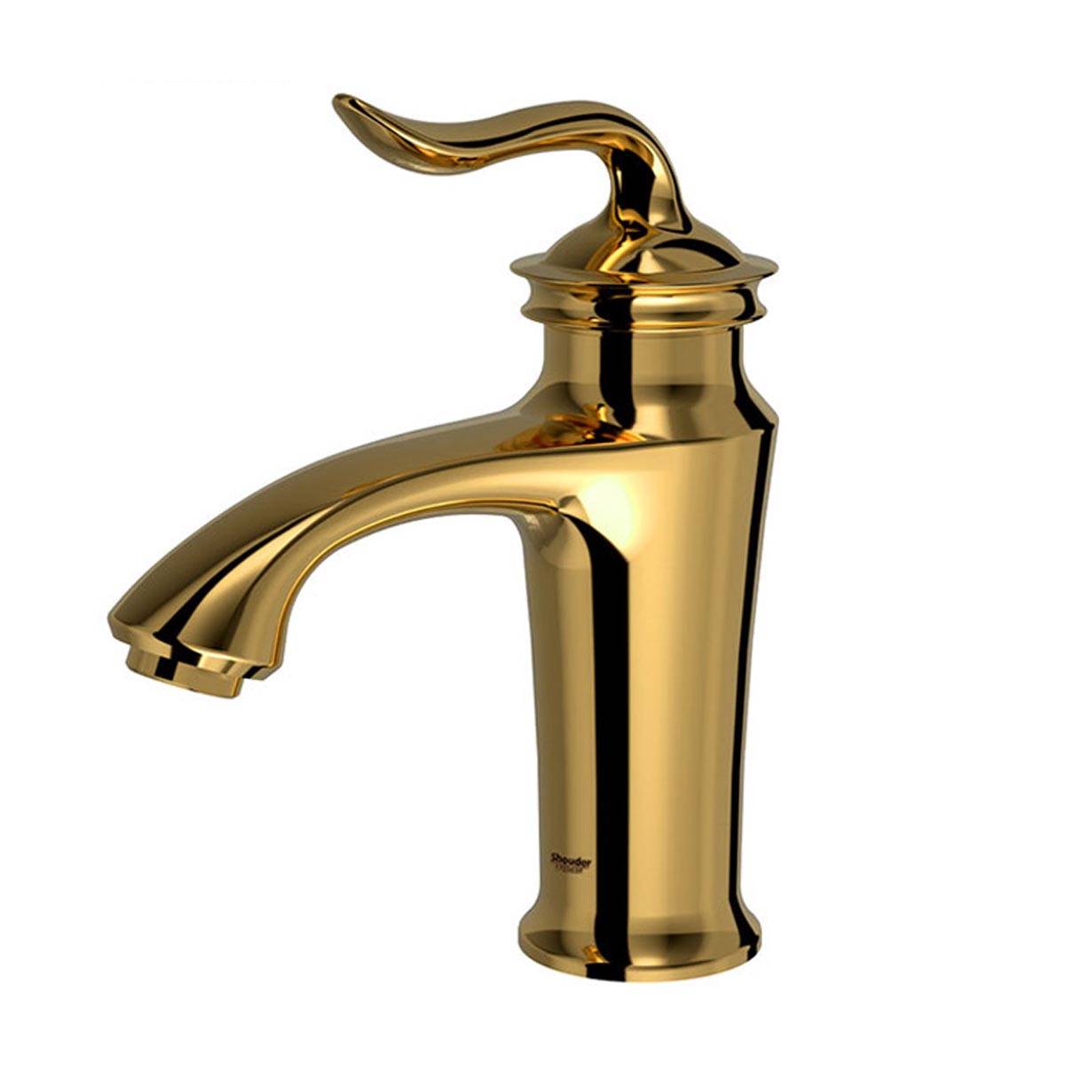 شیر روشویی لوکا طلایی شودر