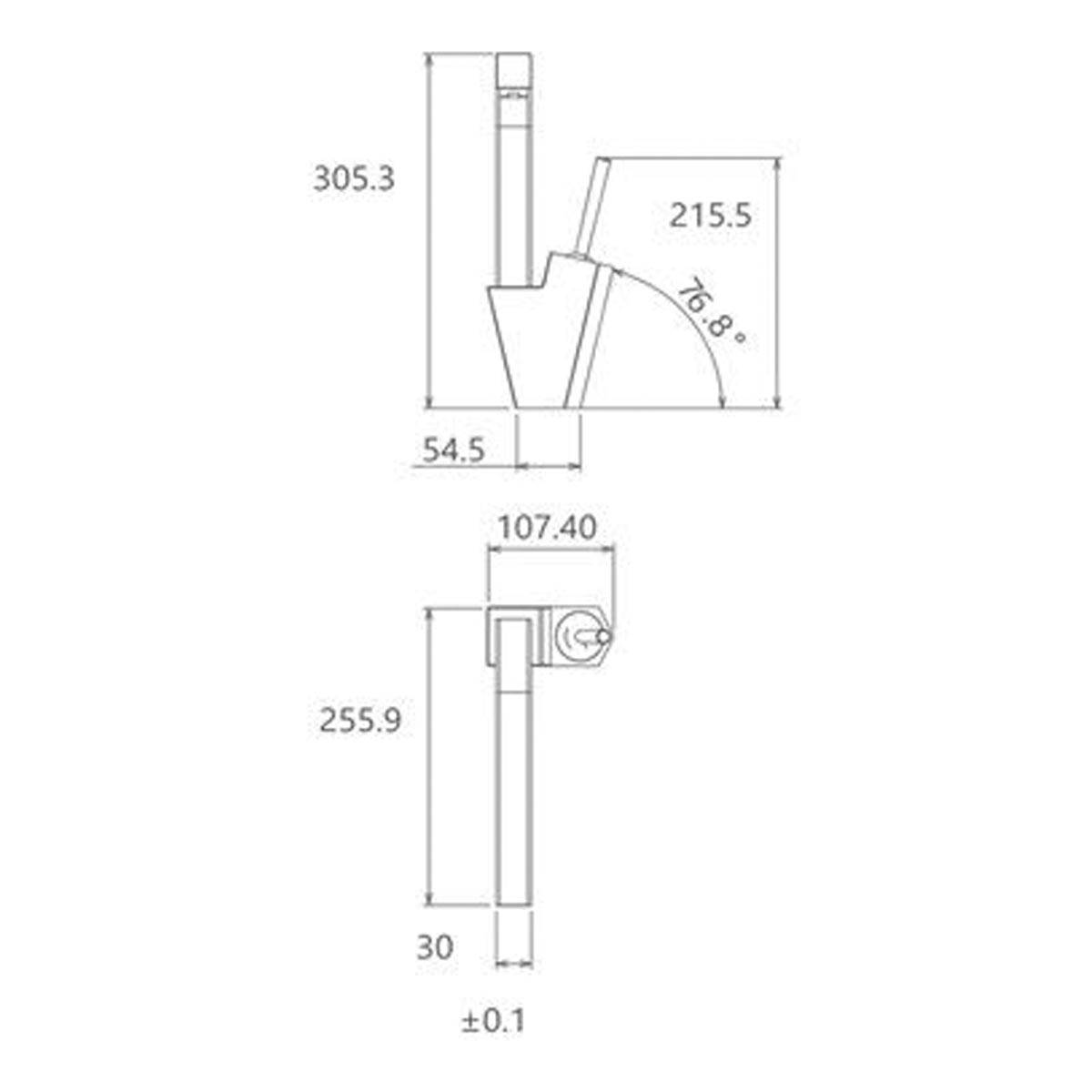 شیر آشپزخانه تیفانی مشکی طلایی شودر