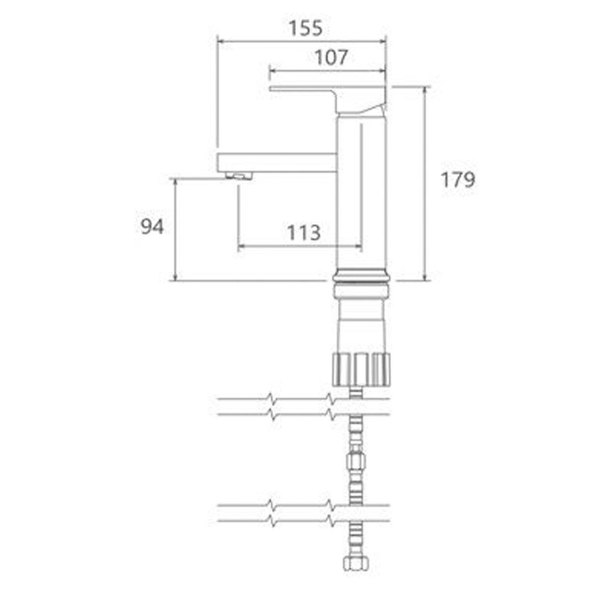 شیر روشویی اروپا کروم شودر