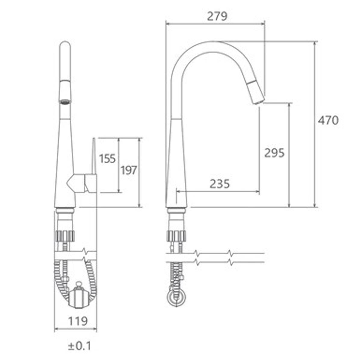 شیر آشپزخانه شاوری ایتن سبز شودر