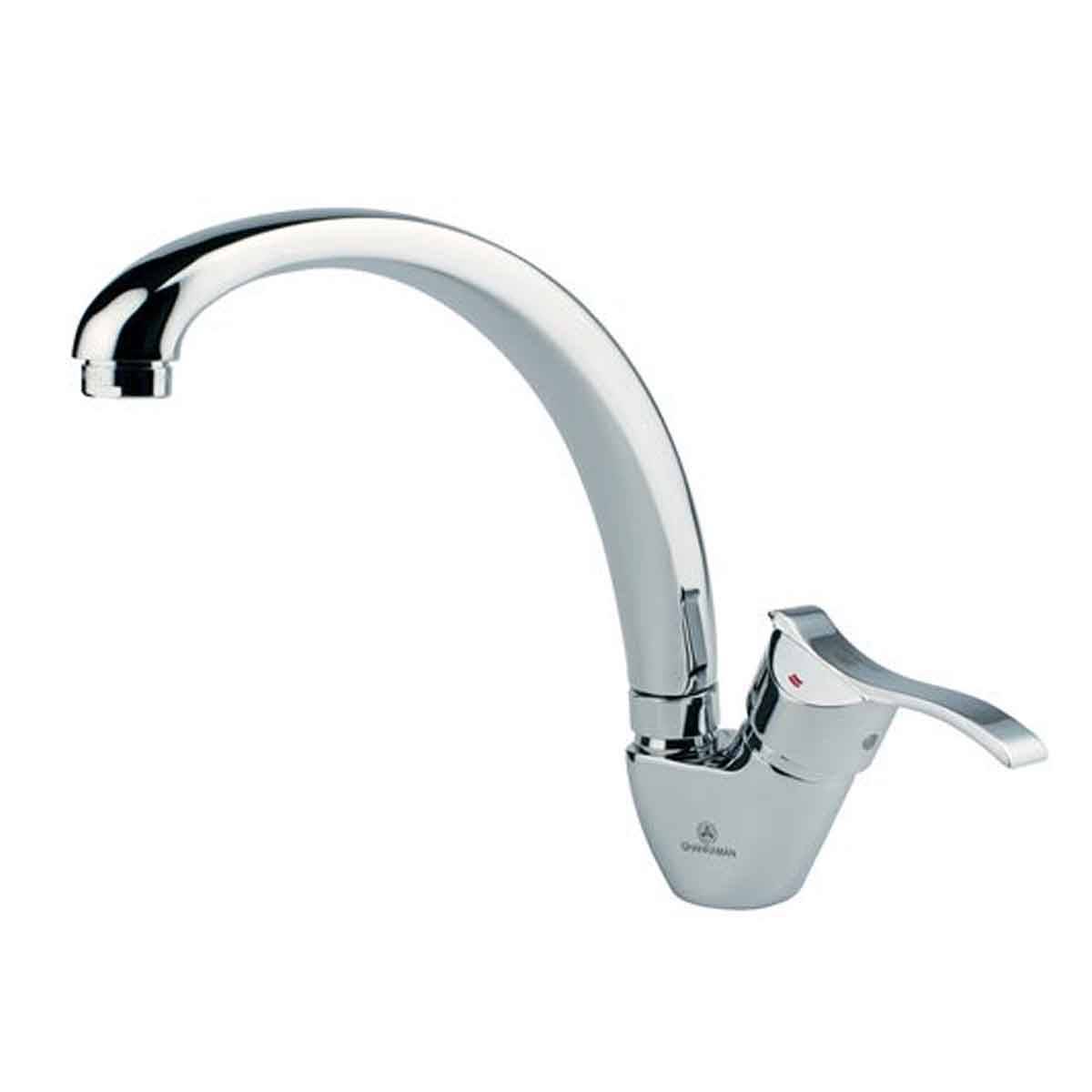 شیر آشپزخانه ثابت آبشار2 کروم قهرمان