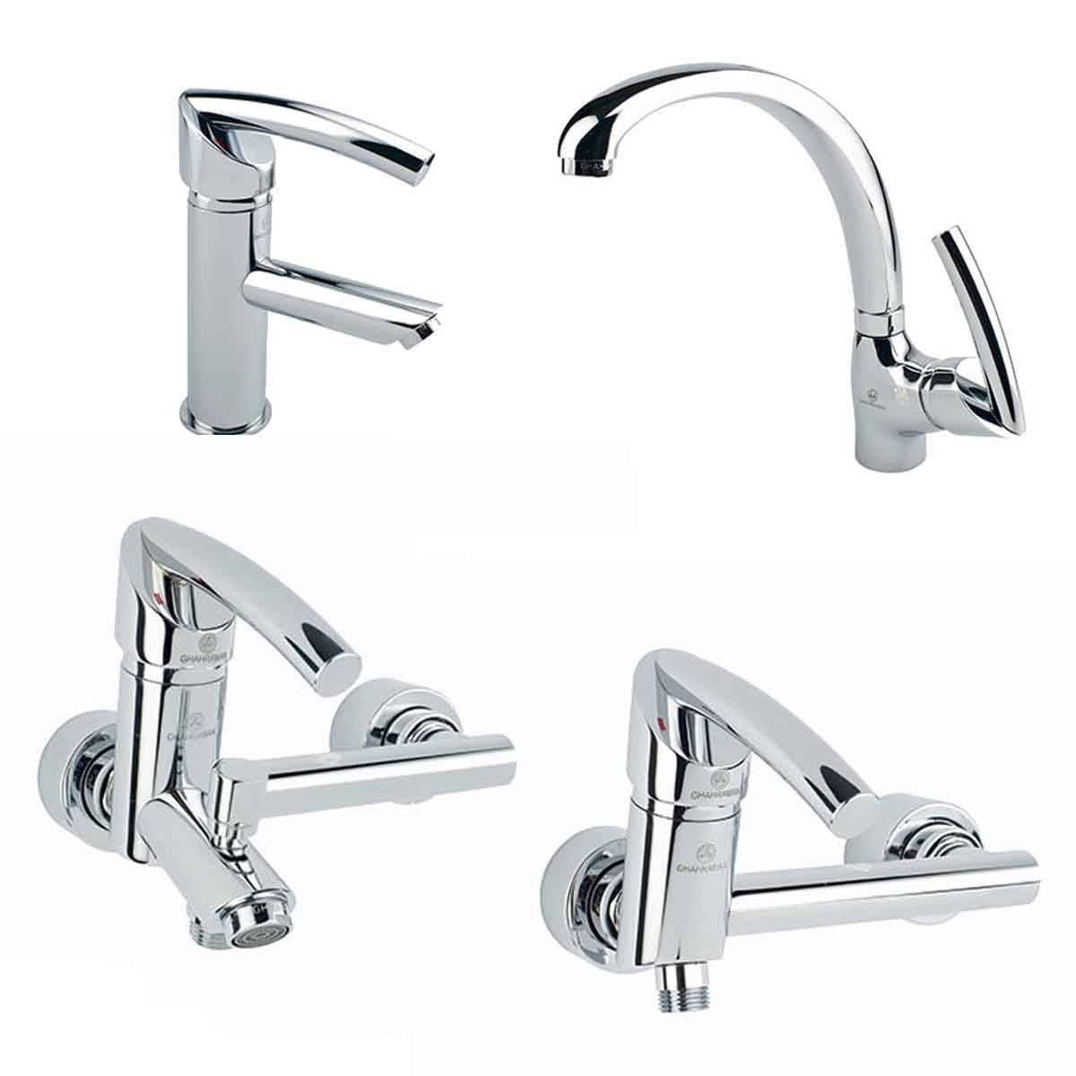 ست شیرآلات تنسو رویال کروم قهرمان