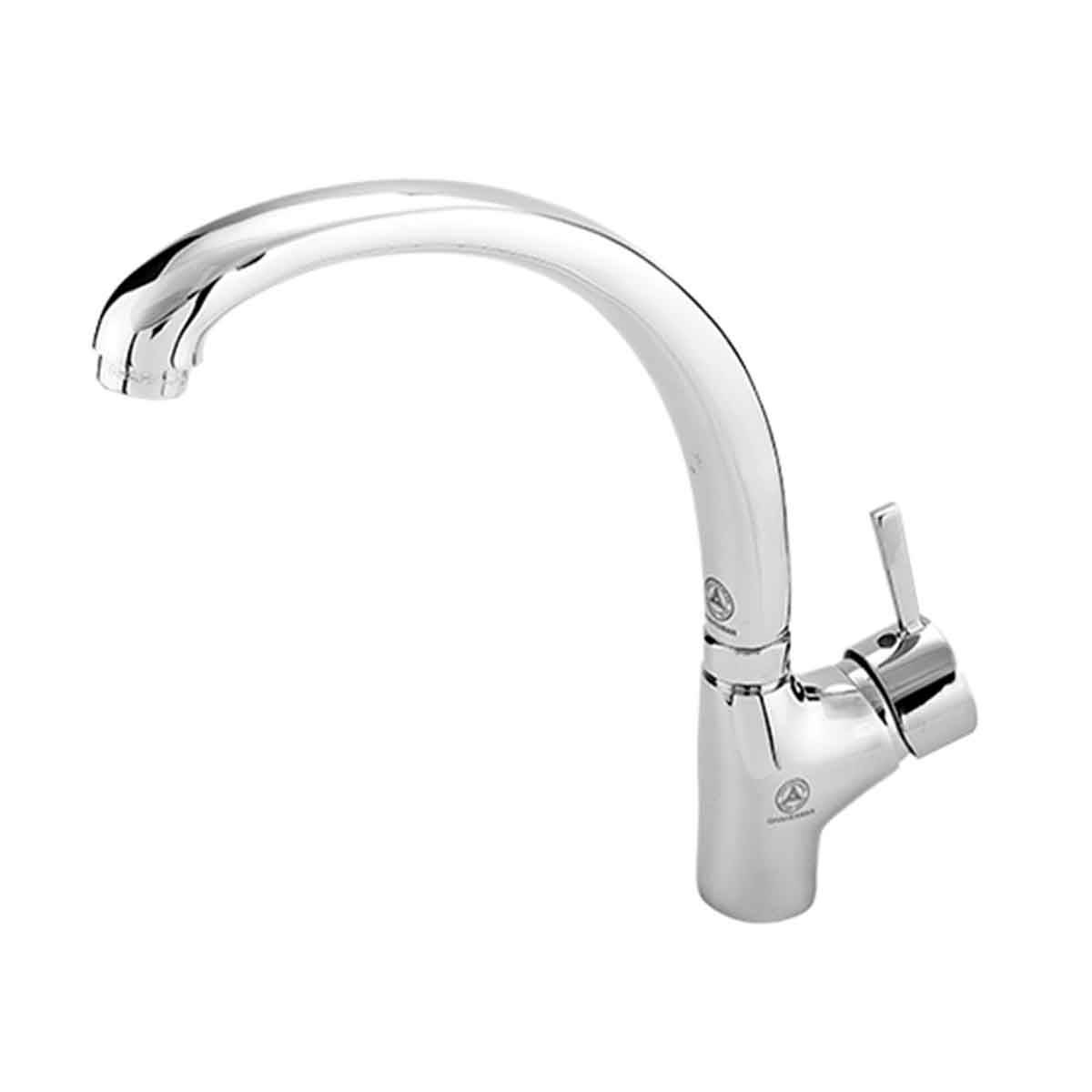 شیر آشپزخانه ثابت ارکیده کروم قهرمان