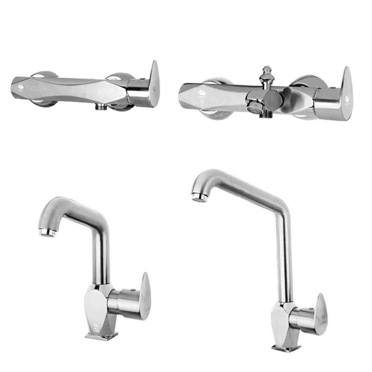 ست شیرآلات توپاز کروم مات رابو