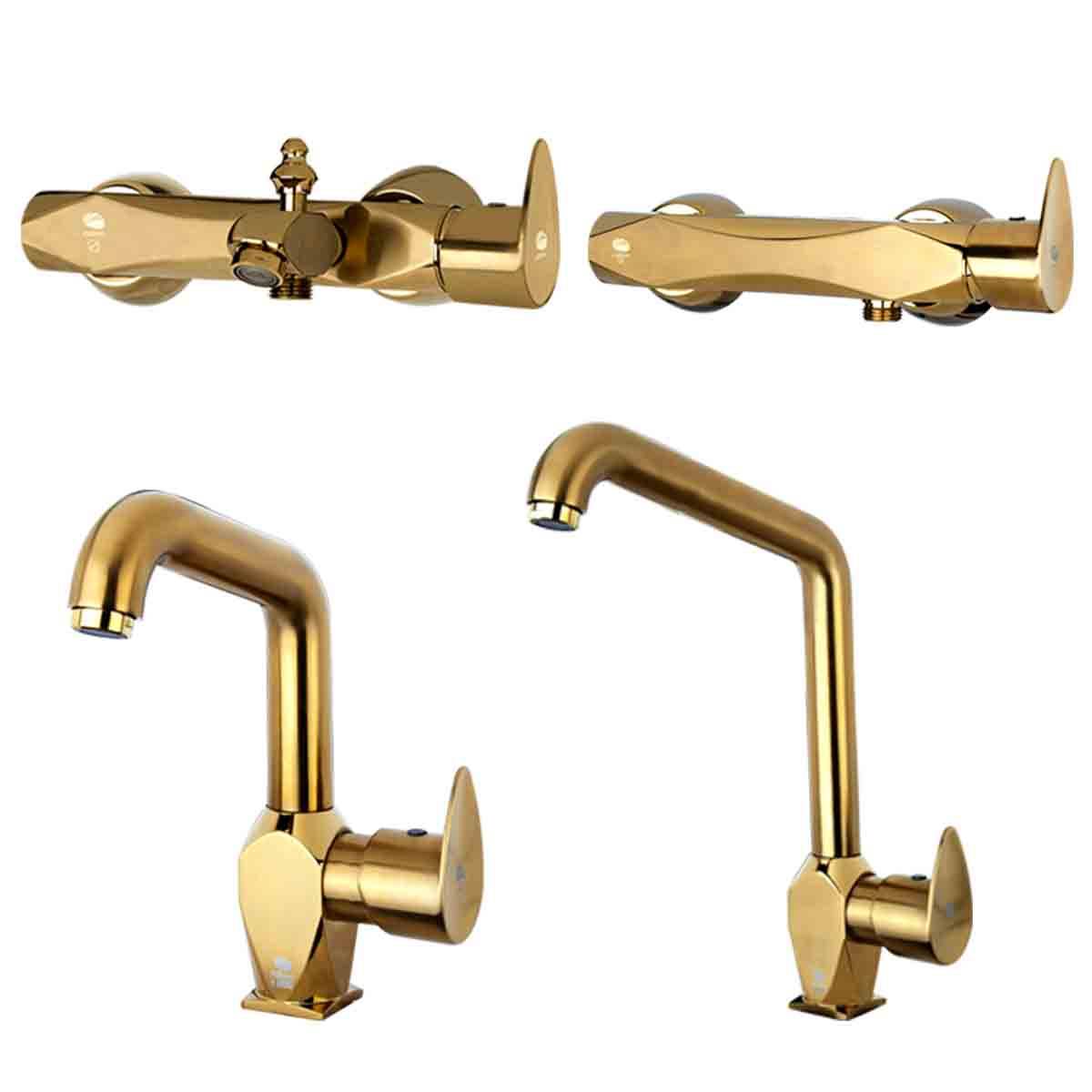 ست شیرآلات توپاز طلایی رابو