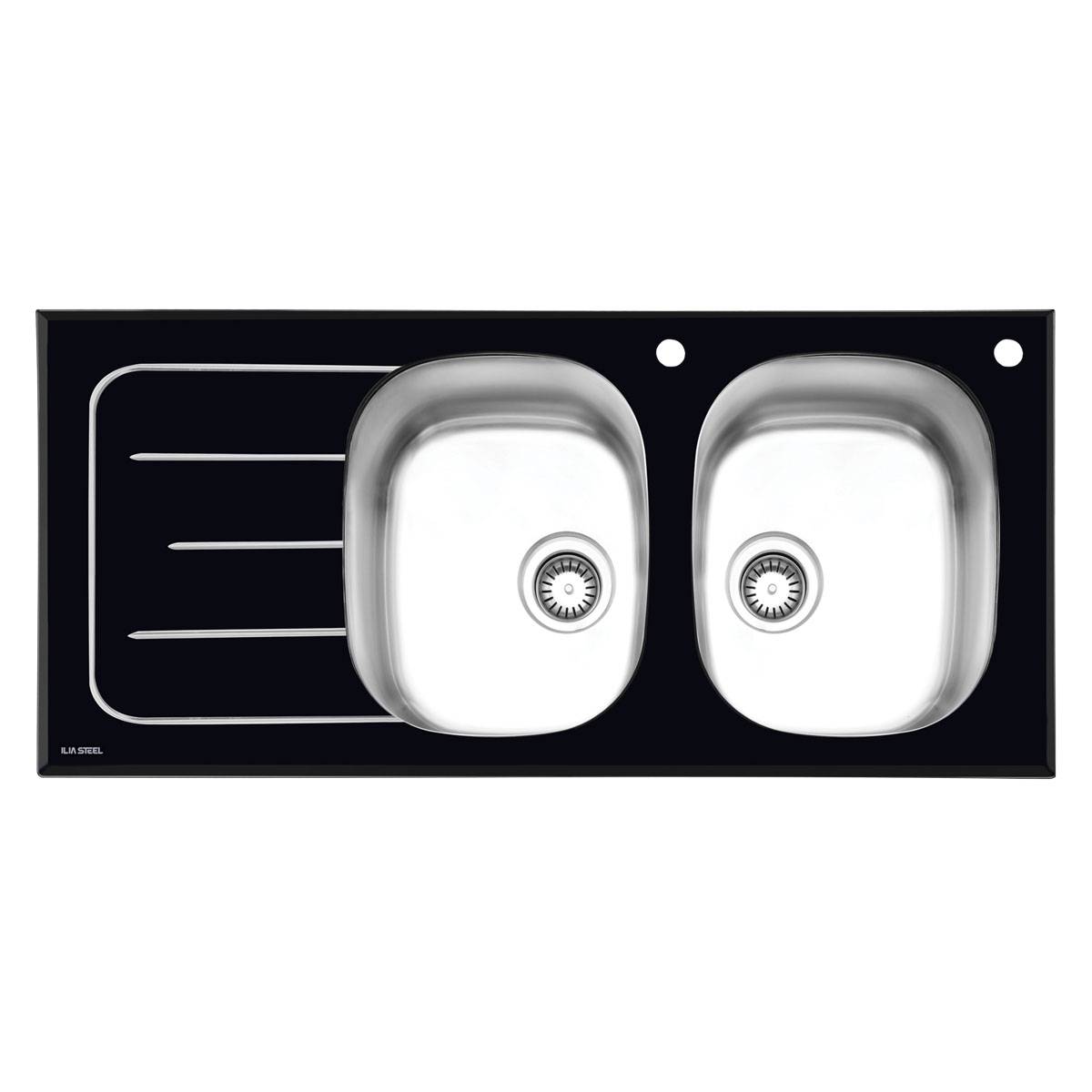 سینک شیشه ای 8011 ایلیا استیل