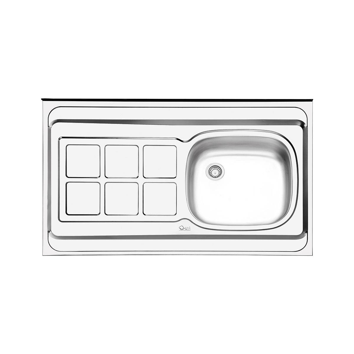 سینک معمولی 131 ایلیا استیل