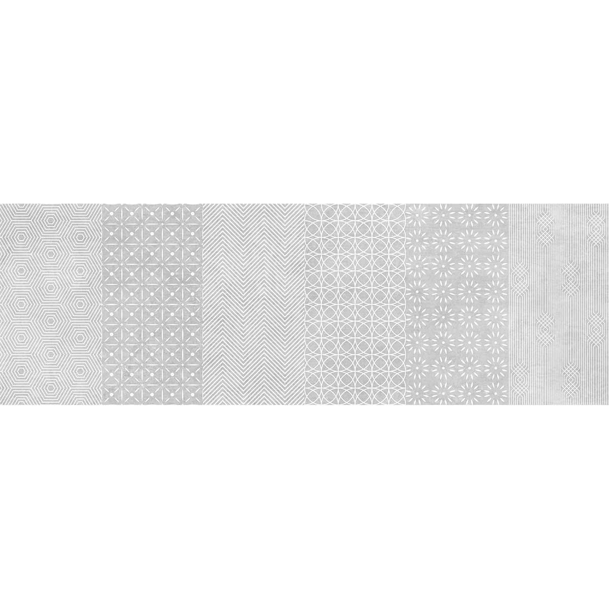 کاشی مینبو طوسی روشن گل دار پارس اسپان