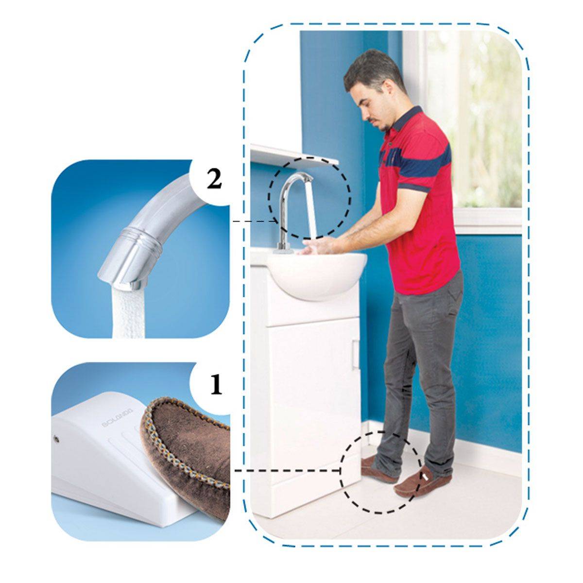 شیر آشپزخانه پدالی HDP1 بلندا