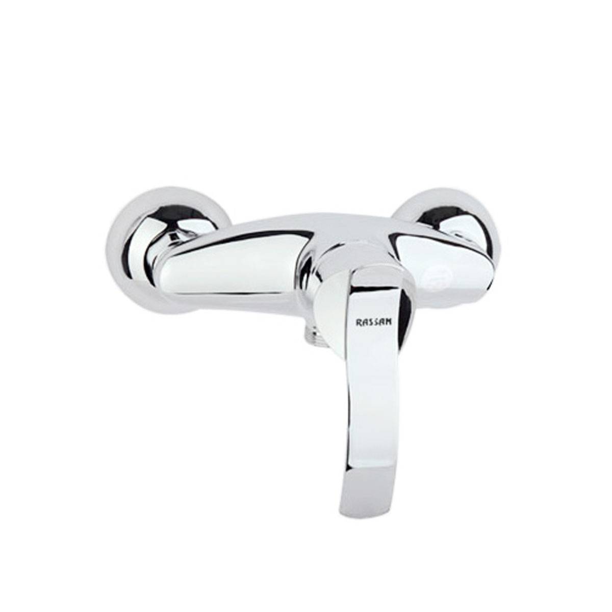 شیر توالت نگین کروم راسان