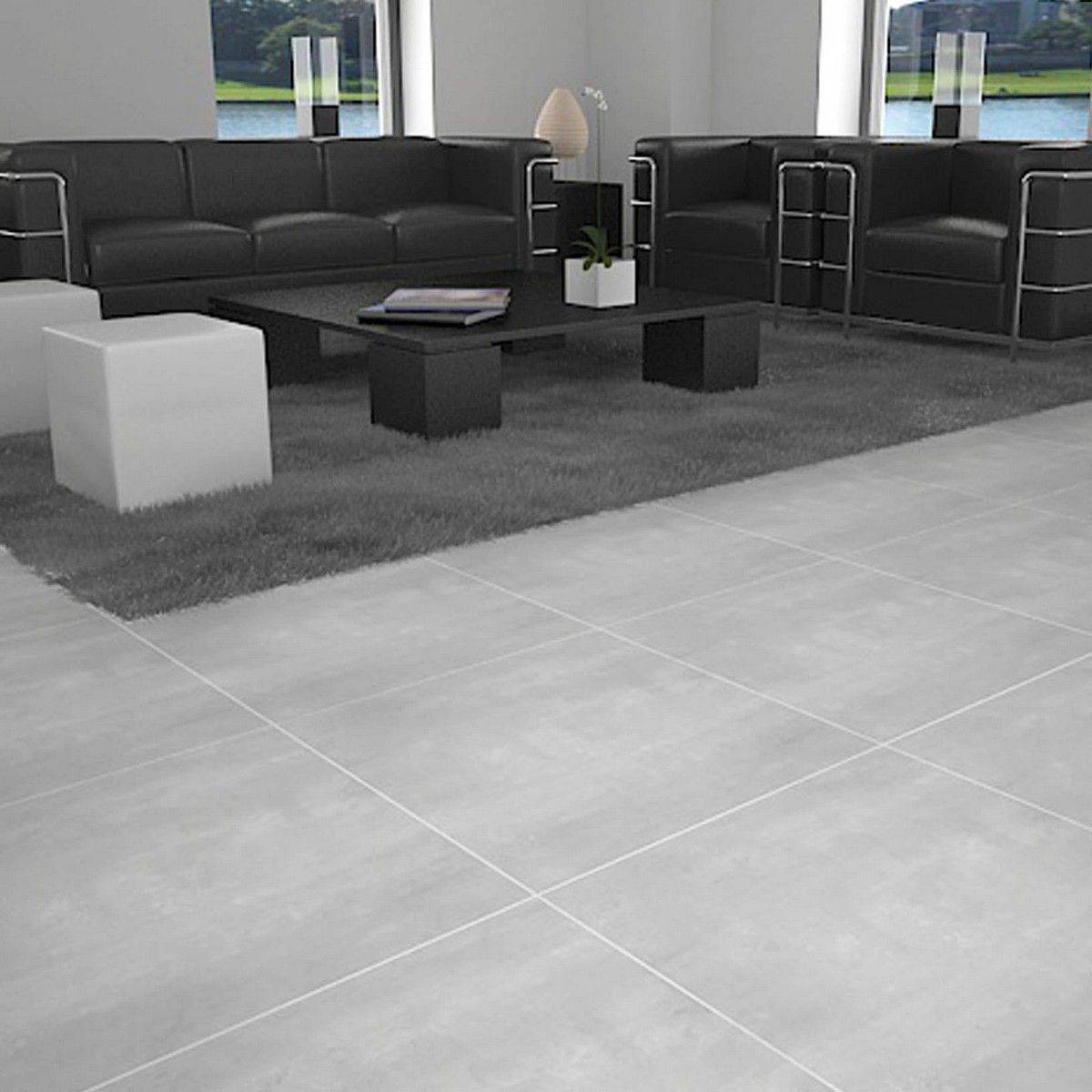 سرامیک سامانتا مات طوسی روشن نوین سرام