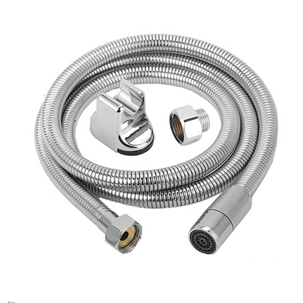 شلنگ توالت کروم