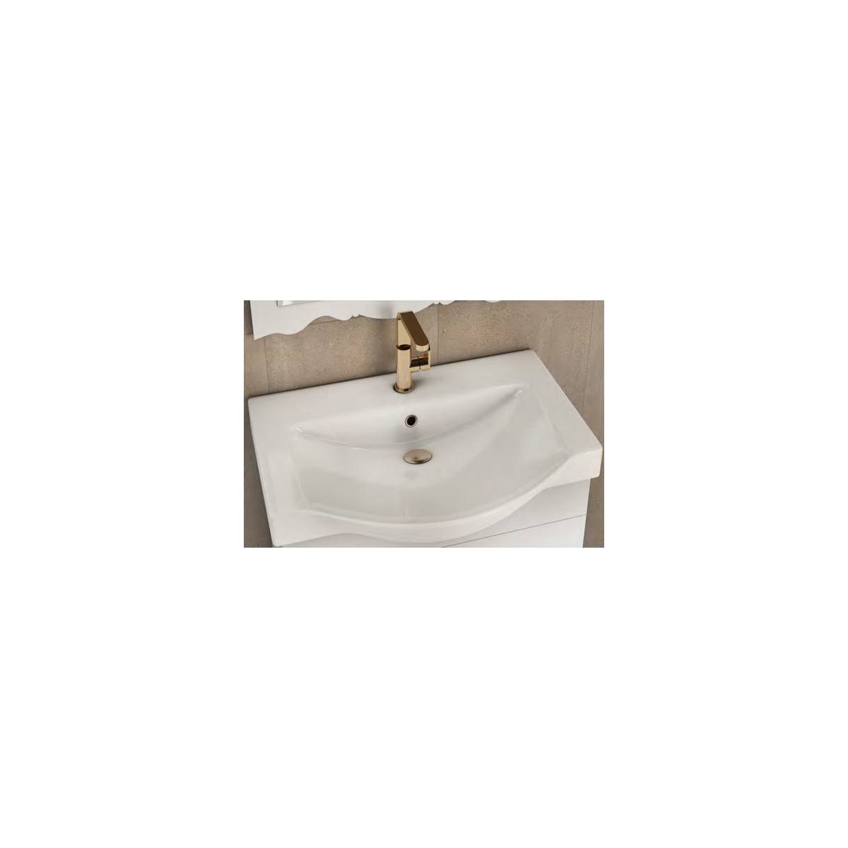 کابینت روشویی دیواری 9035 آویس سفید فیورنزا