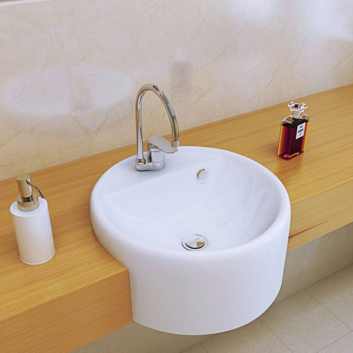 روشویی روکابینتی میلانو نوین سرام