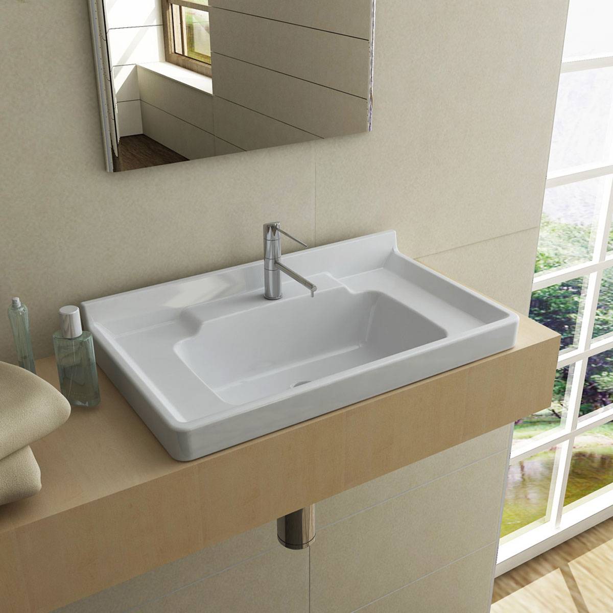 روشویی روکابینتی کوارتو نوین سرام