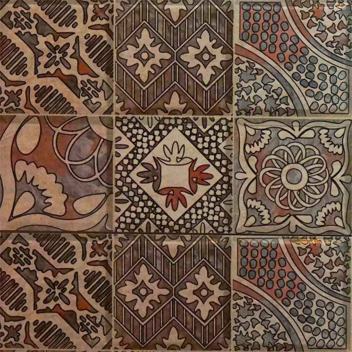 کاشی پانارا دکور استراکچر بنفش پارس اسپان