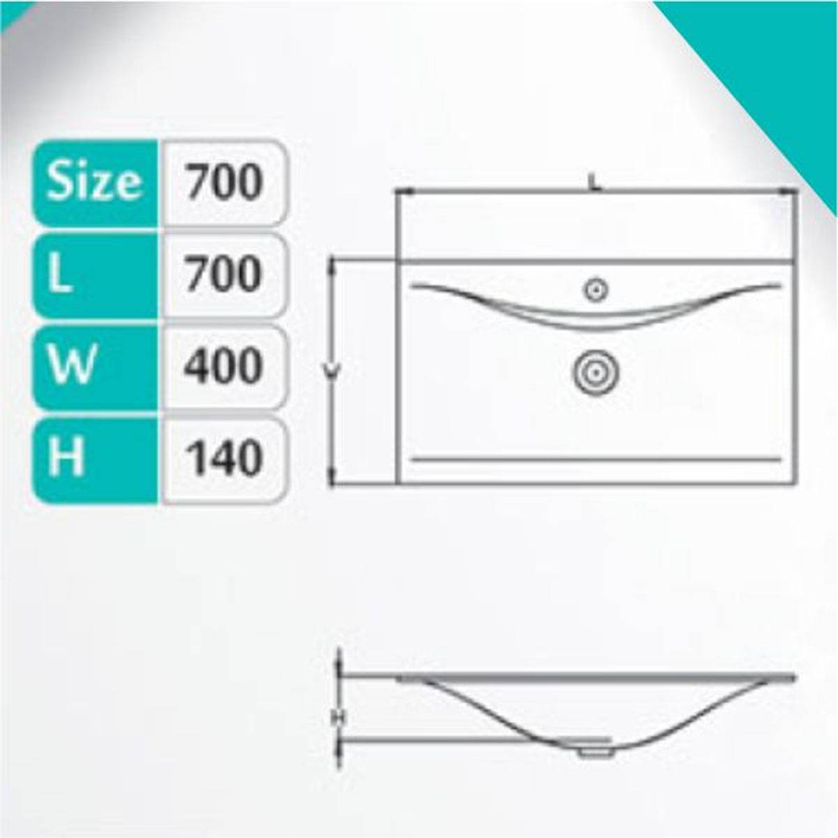 روشویی روکابینتی السا پارس سرام