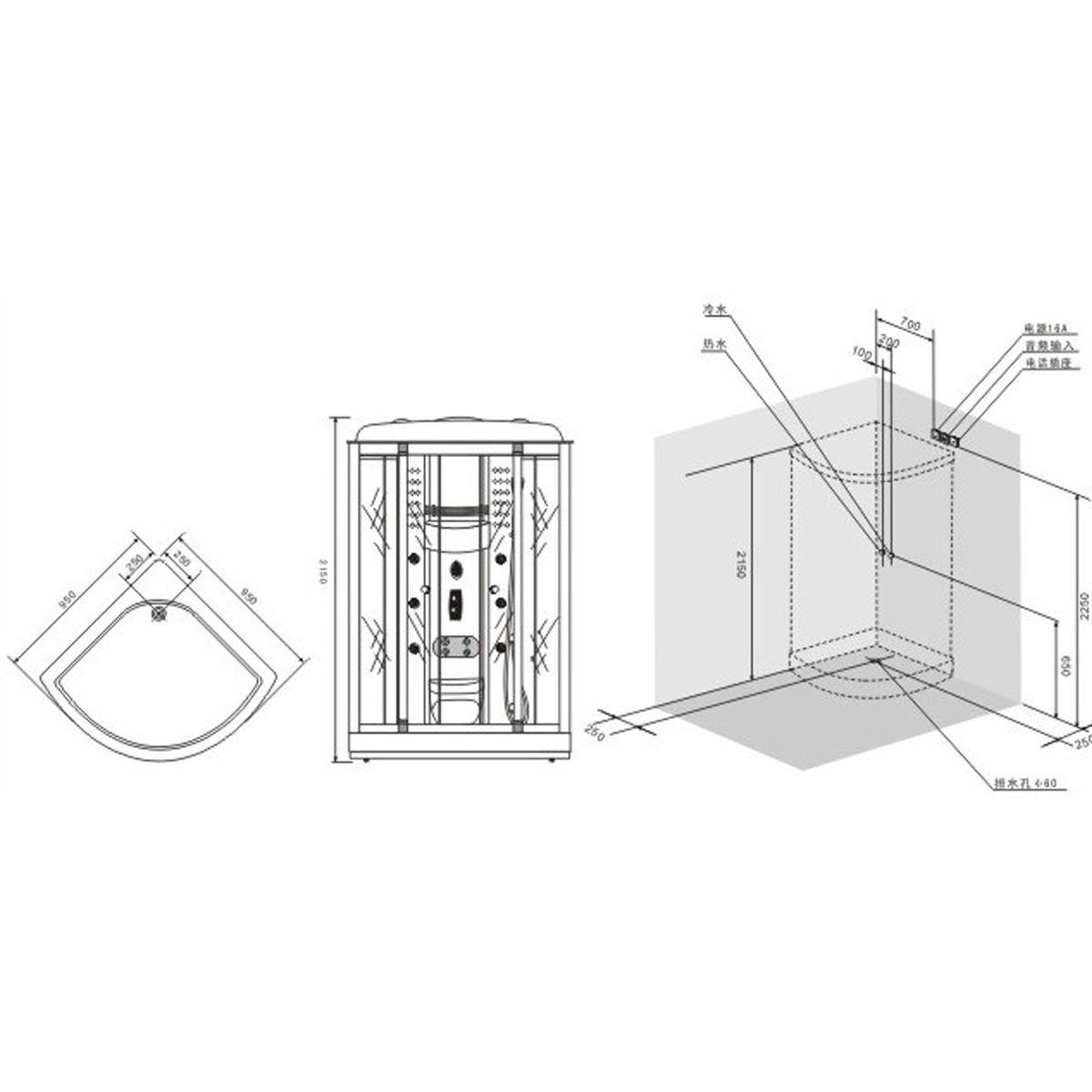 سونا بخار VS-801 نوفر