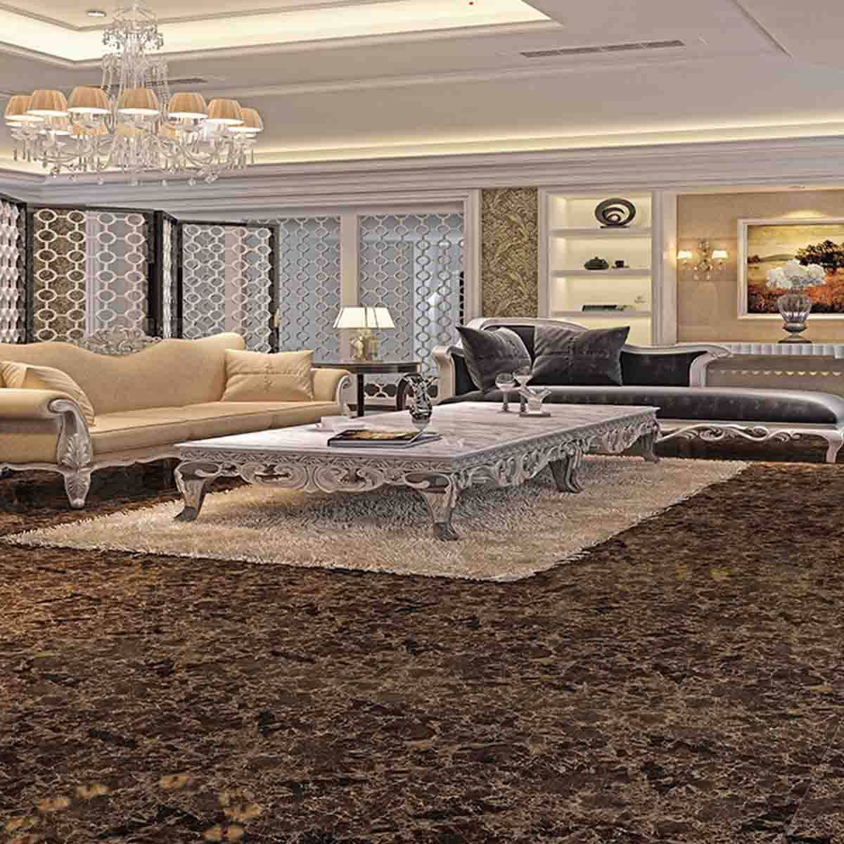 کاشی امپرادور مشکی پولیش تکسرام