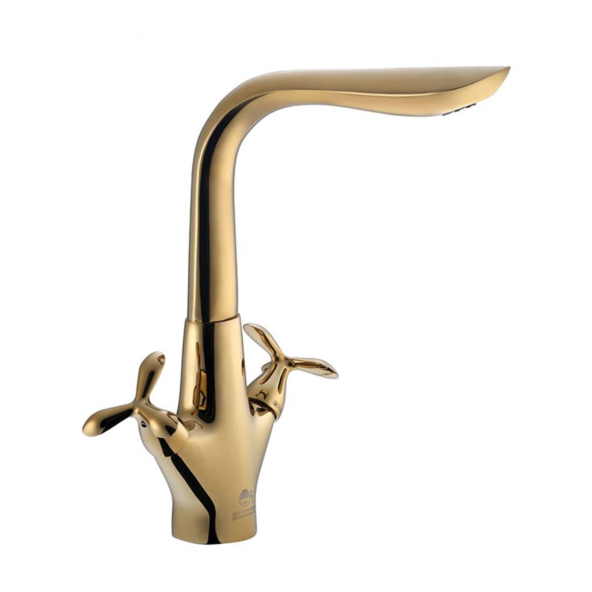 شیر آشپزخانه آنتیک گلد درخشان