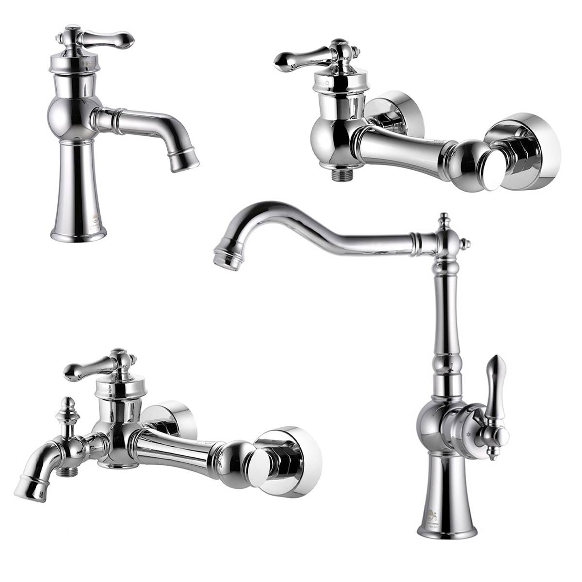 ست شیرآلات آکوا کروم درخشان