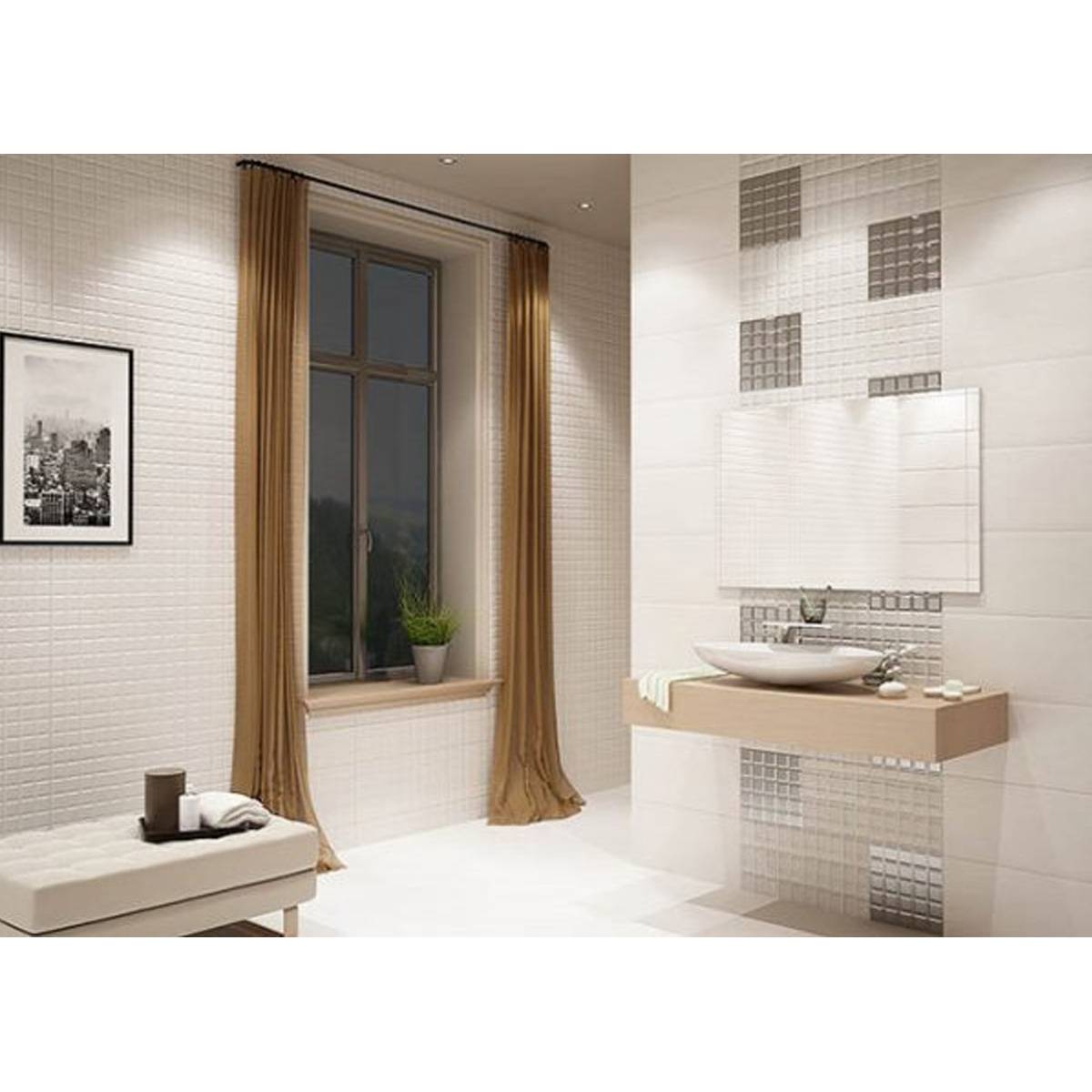 کاشی دکور قالبدار ریو سیلور مات تبریز