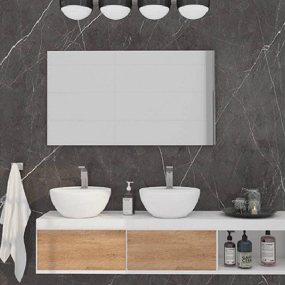 روشویی روکابینتی آلیبرت سینا چینی