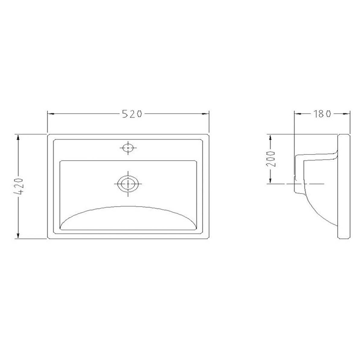 روشویی روکابینتی آرالیا سینا چینی