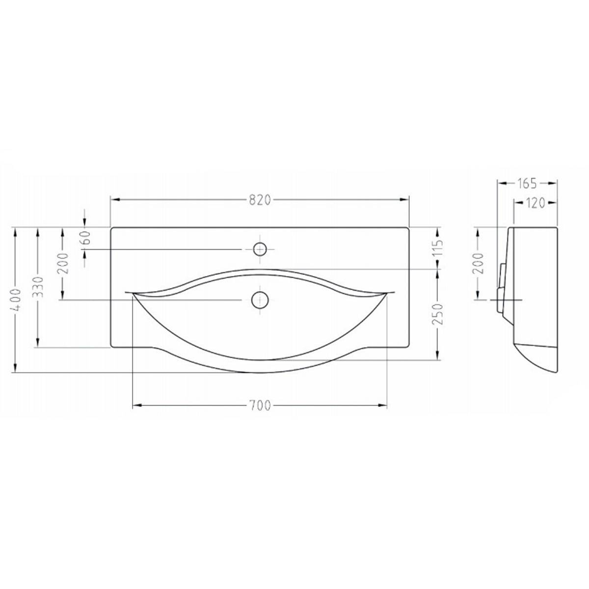 روشویی روکابینتی آروین سینا چینی