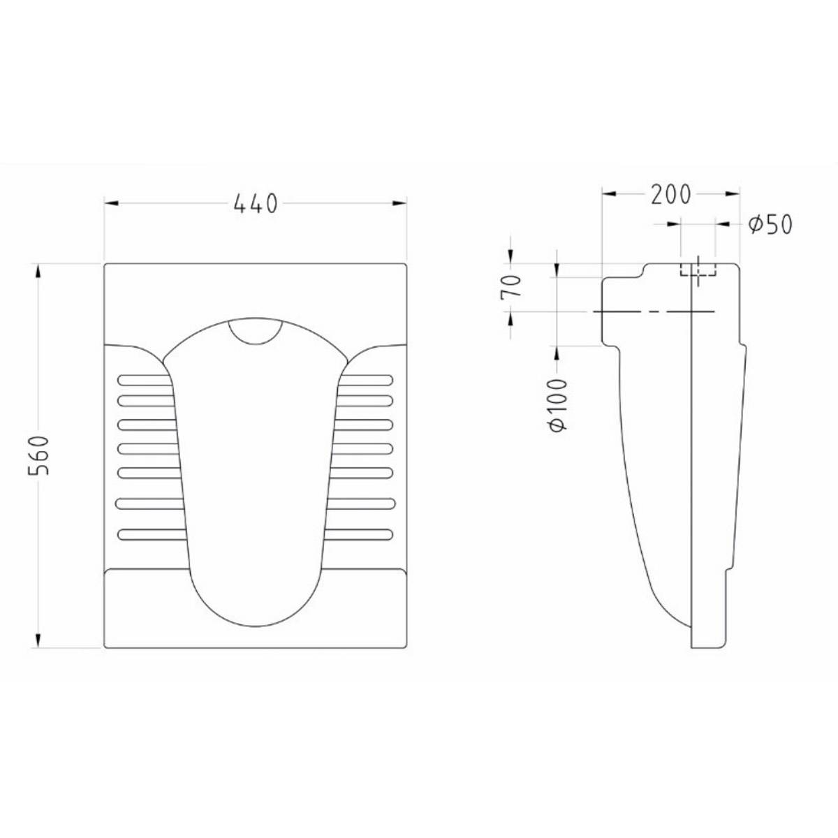 توالت زمینی کاملیا ریم بسته سینا چینی