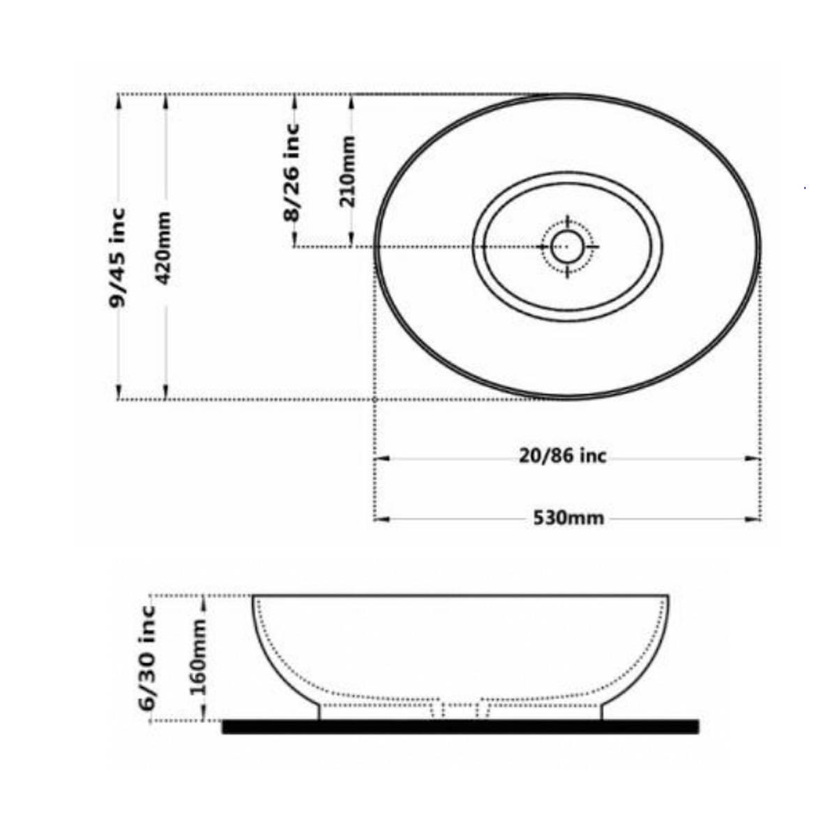 روشویی روکابینتی ژوپیتر بیضی گاتریا