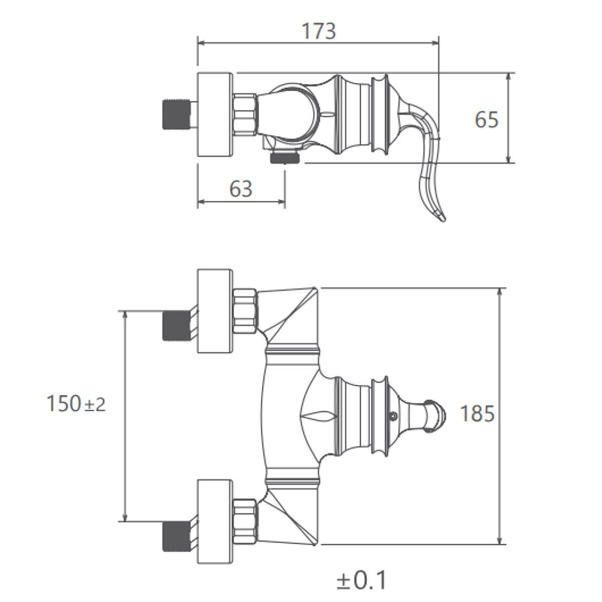شیر توالت لوکا شیری طلایی شودر