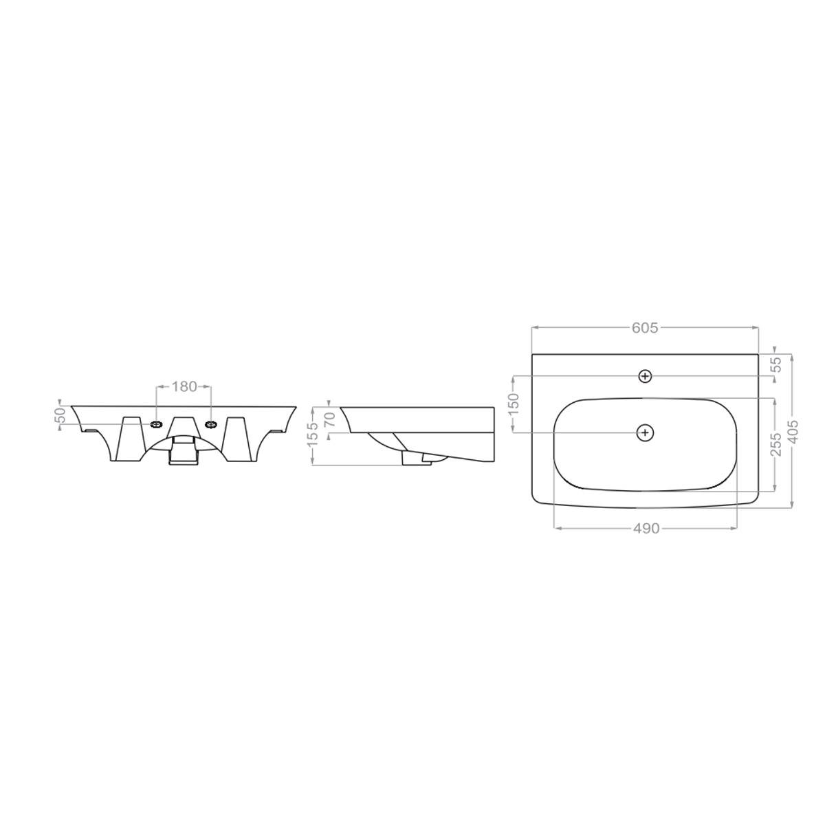 روشویی روکابینتی لوسیا گلسار فارس