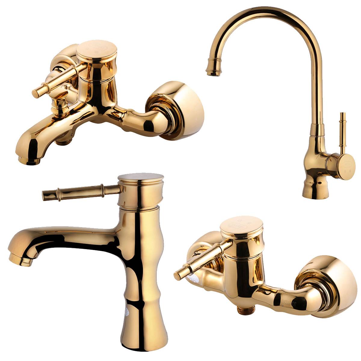 ست شیرآلات رافائل طلایی اوج