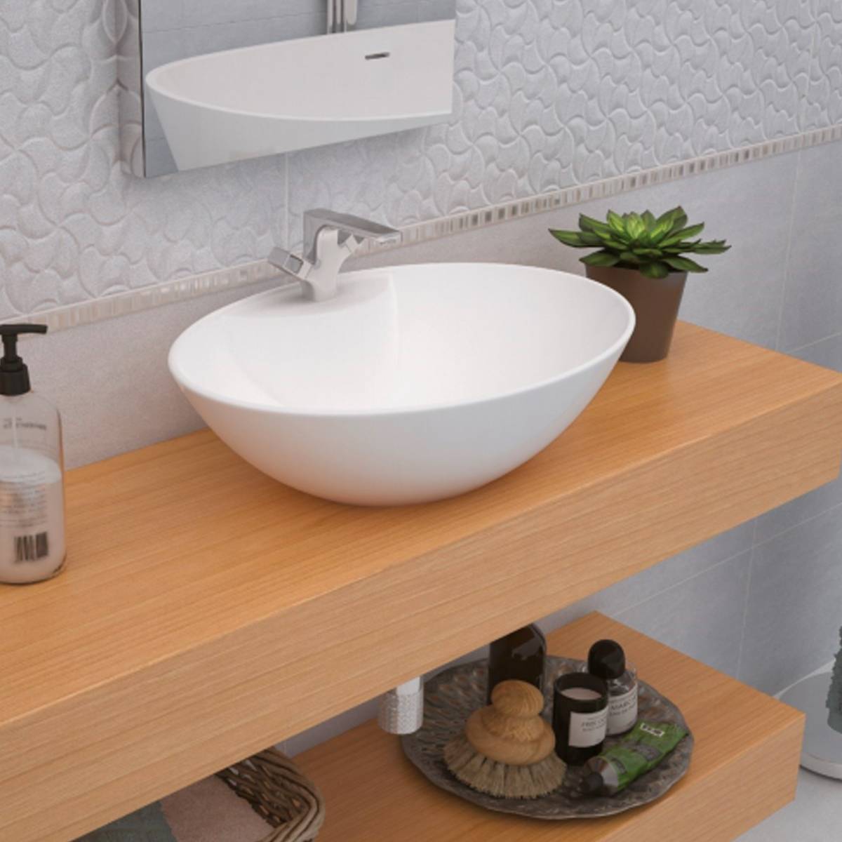 روشویی روکابینتی آدنا سینا چینی