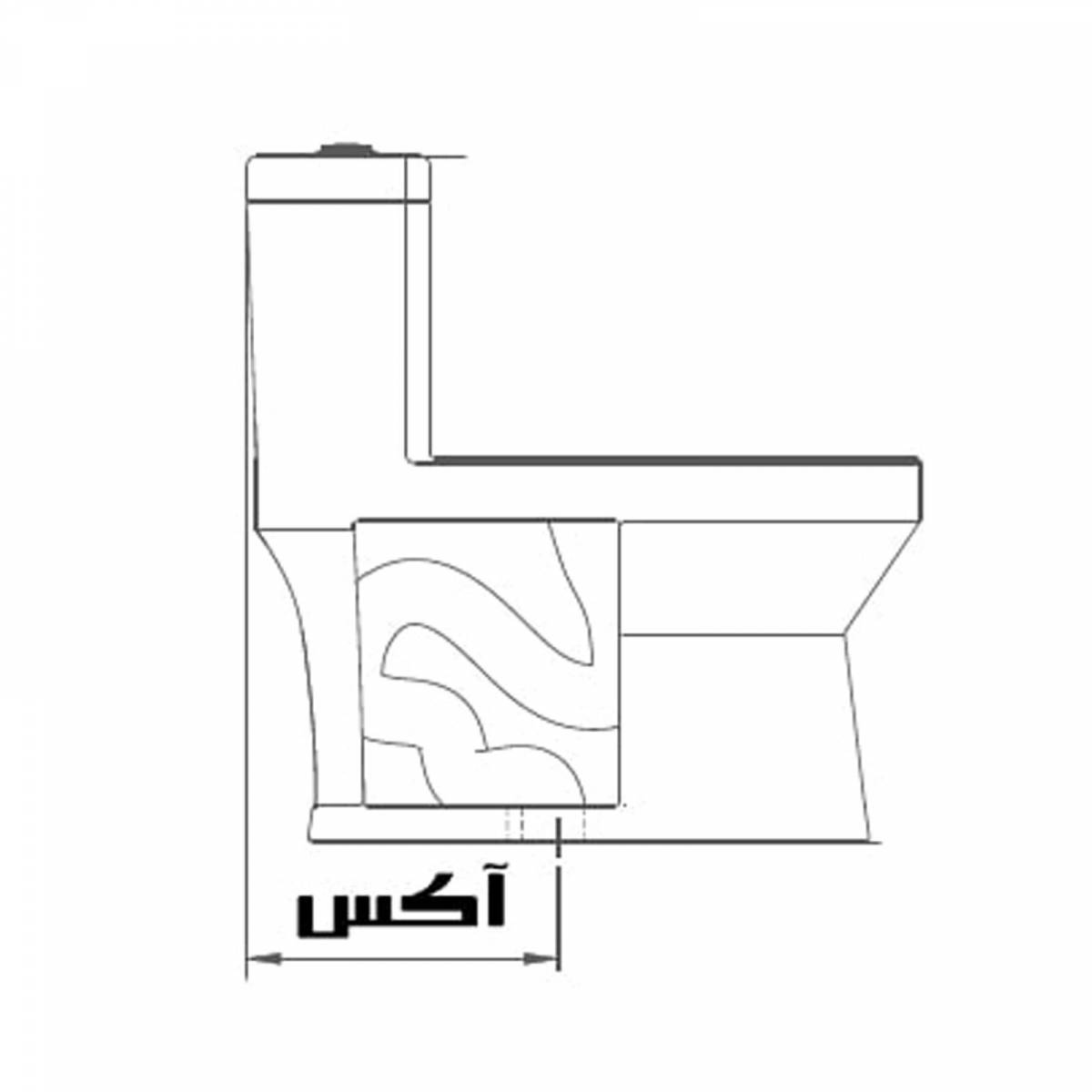توالت فرنگی آنتیک آرمیتاژ