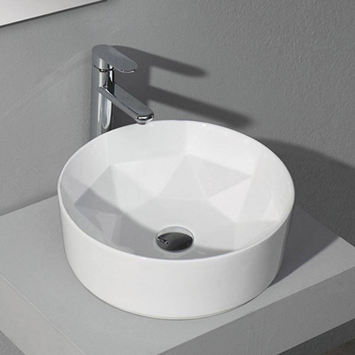 روشویی روکابینتی سفید W1517 آلپس