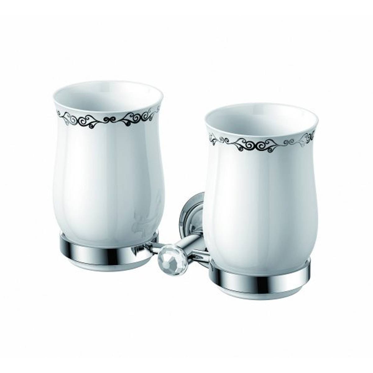 جا مسواکی دیواری دوبل کریستال ویسن تین