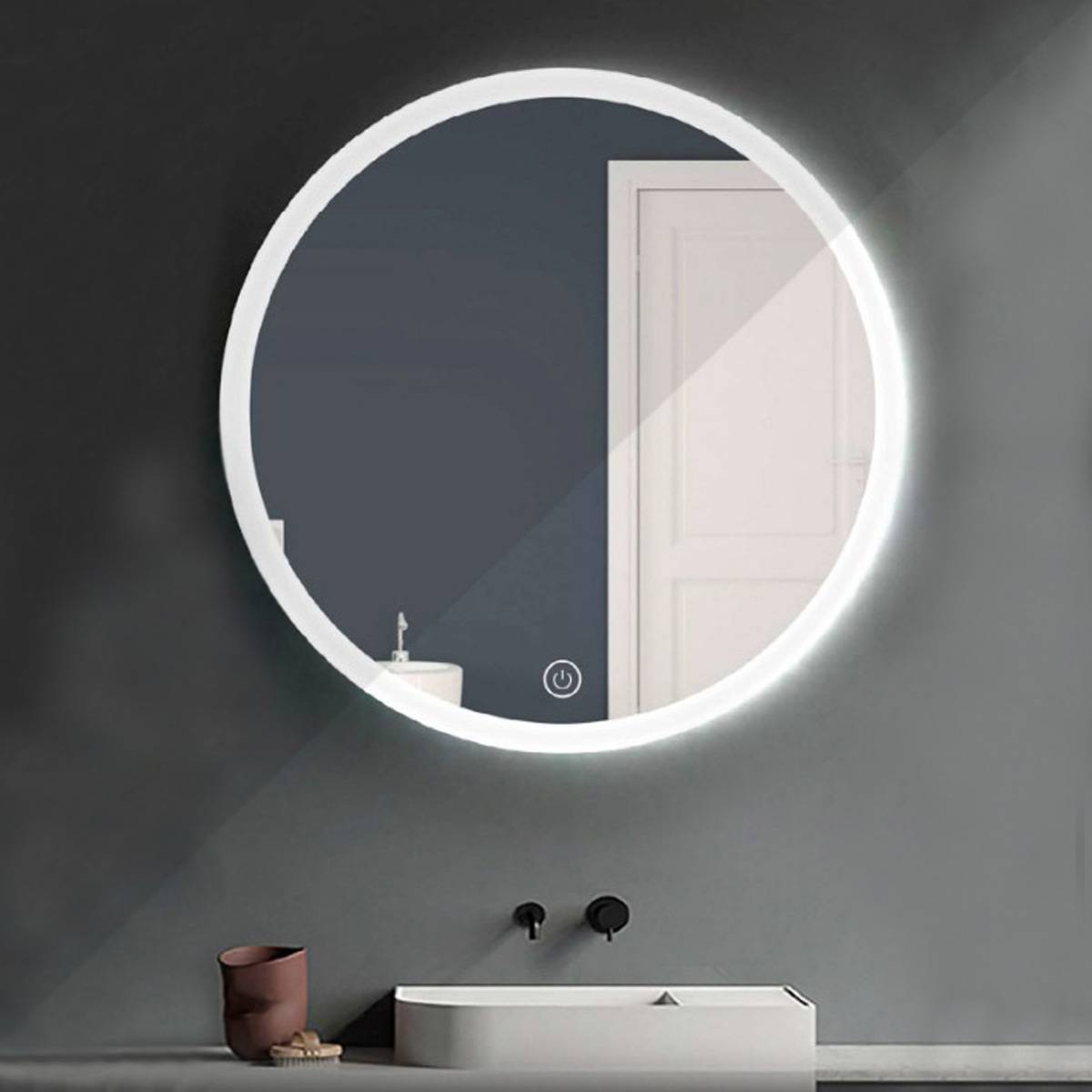 آینه چراغ دار گرد FK 212 کاسالورا