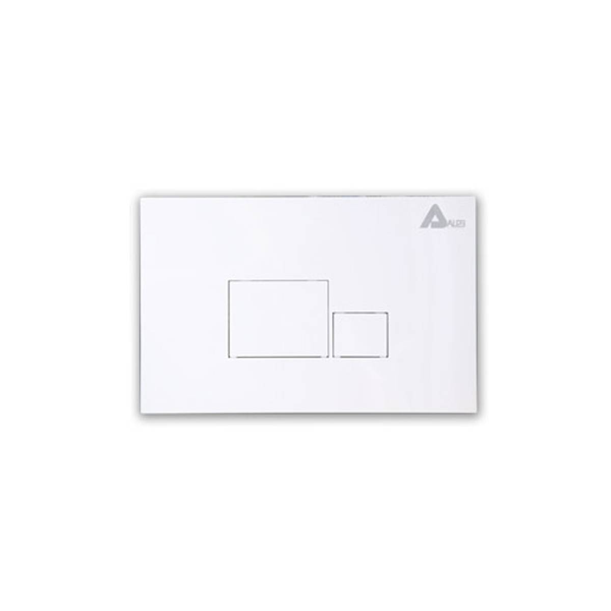 صفحه کلید فلاش تانک توکار فلت بزرگ و کوچک سفید آلپس