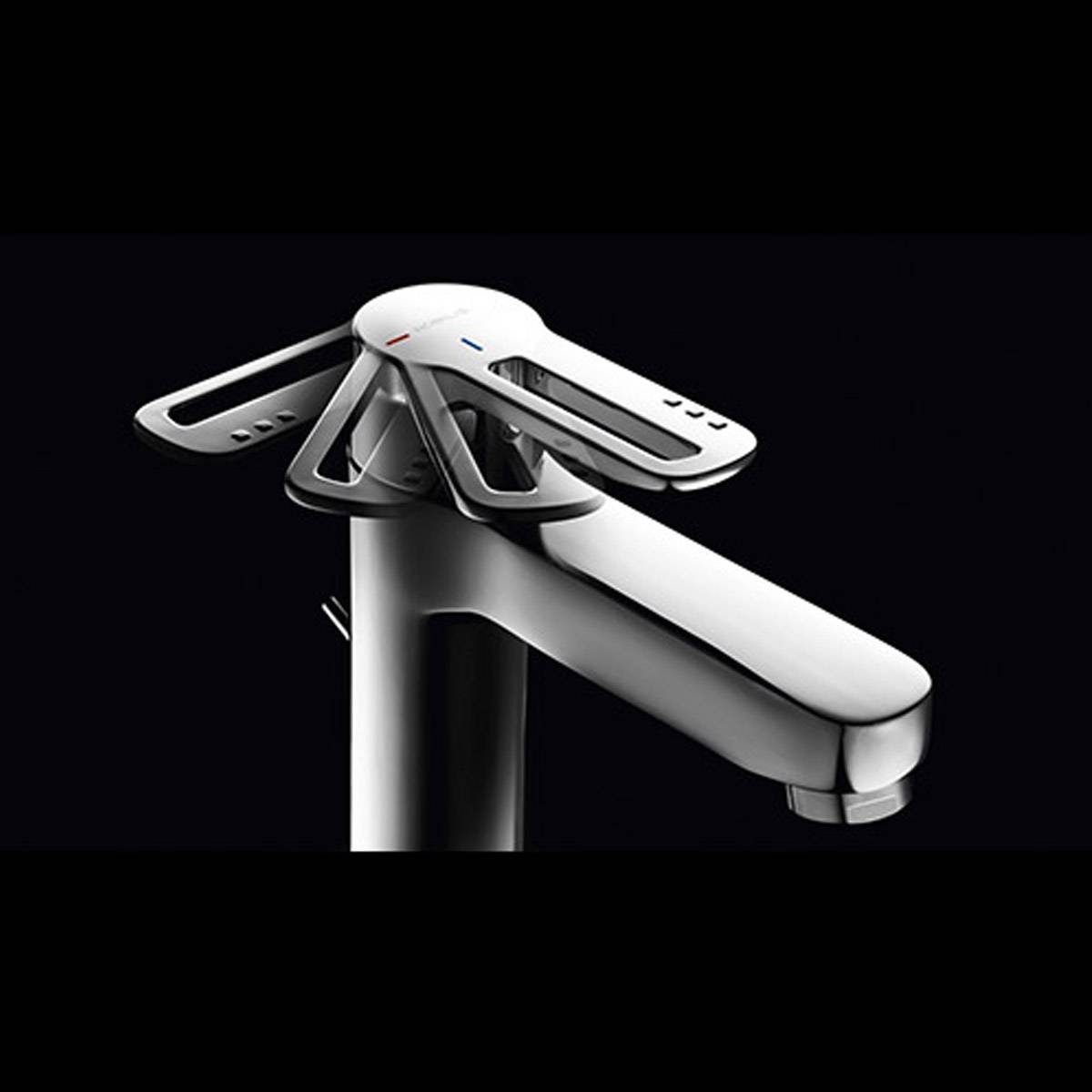 شیر روشویی پایه کوتاه کروم نیو رود نوبیلی