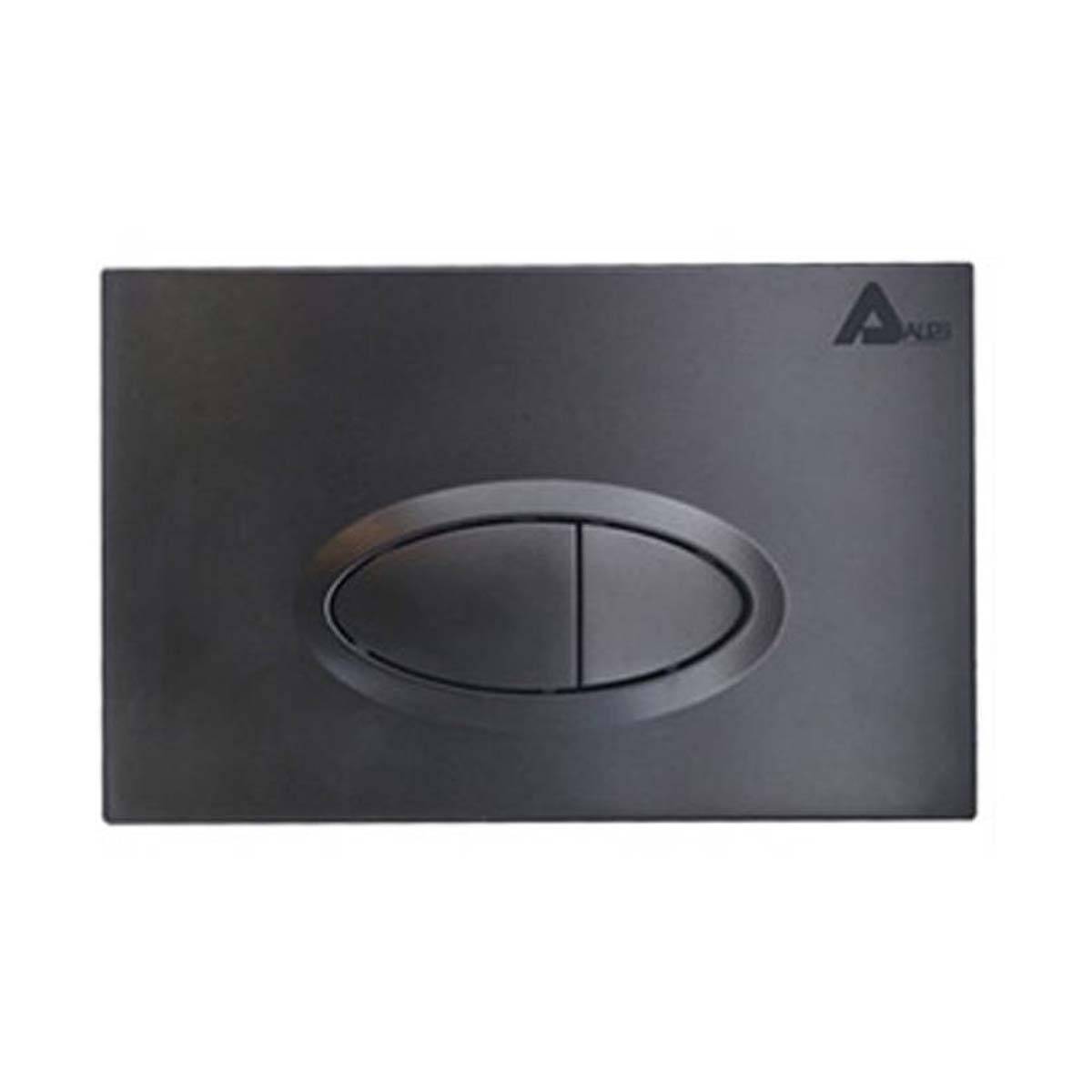 صفحه کلید فلاش تانک توکار دکمه بیضی مشکی آلپس