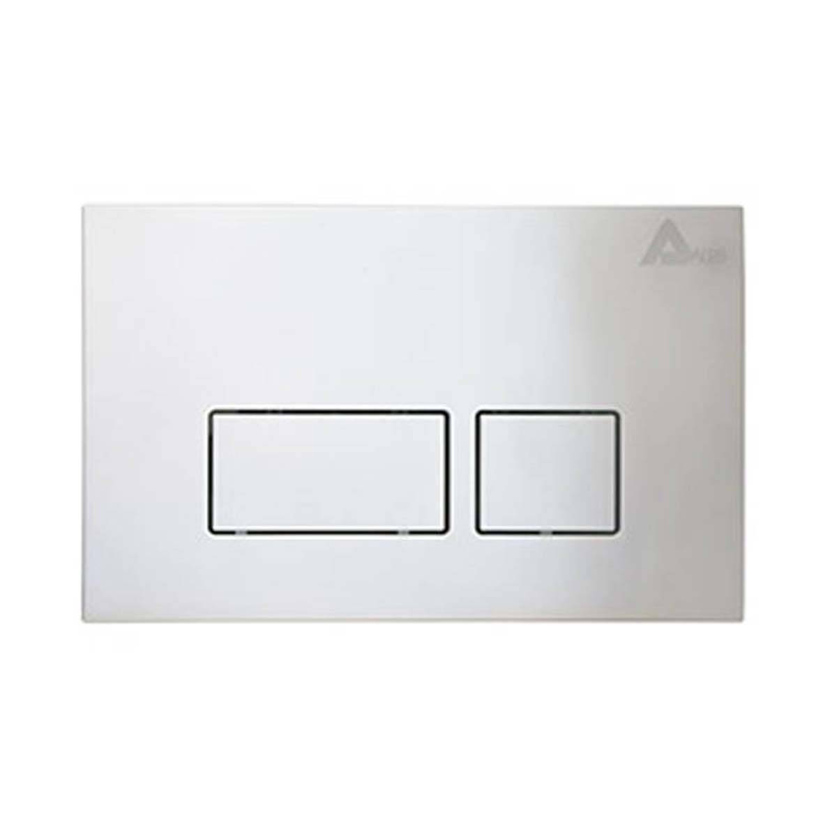 صفحه کلید فلاش تانک توکار فلت دکمه مستطیلی کروم مات آلپس